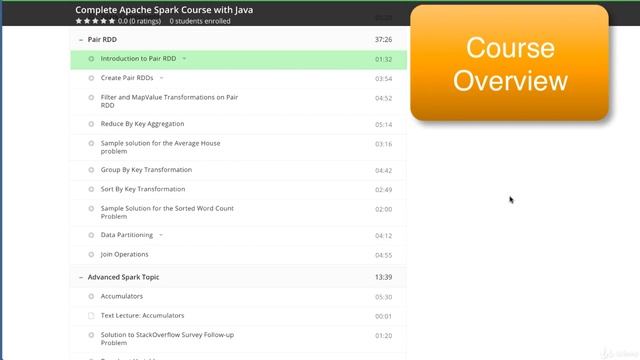 Apache Spark with Java - Analyze Big Data! : Course Overview смотреть онлайн