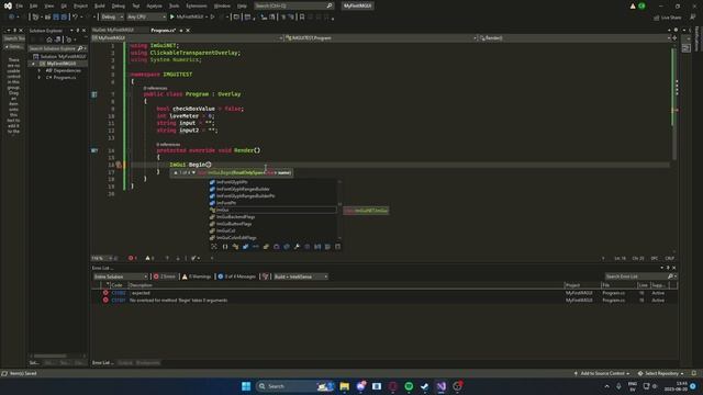 Dear IMGUI In C# .NET! (Tutorial)