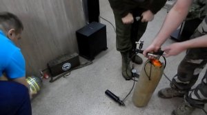 Накачать баллон для ВВД насосом