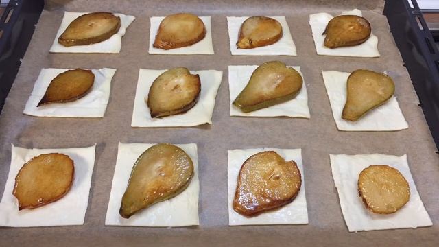 Слойки с грушей и сыром Бри ! смотреть онлайн
