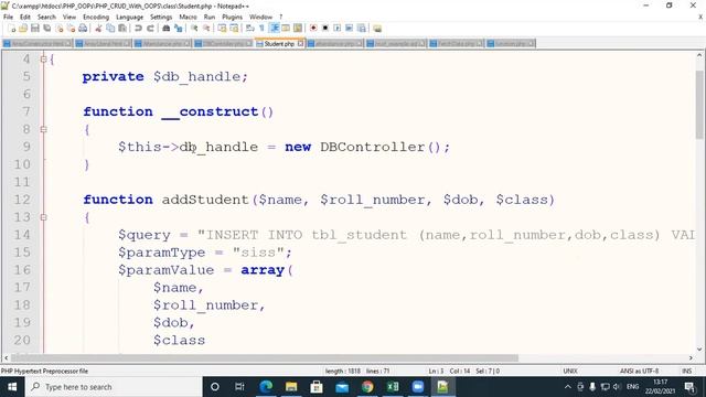 Web Development With PHP(PHP CRUD With OOPs) смотреть онлайн