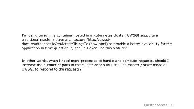 Django : Is this necessary to have multiple processes / threads in a Kubernetes pod? смотреть онлайн