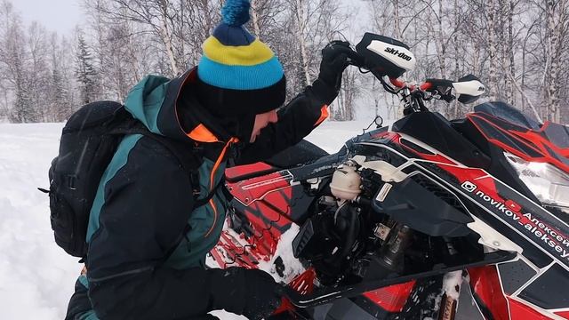 Первая поломка BRP Ski-Doo Summit 850X Expert. EP#247 смотреть онлайн