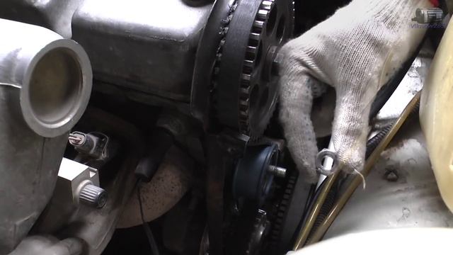 Сползает ремень ГРМ, жрет, съедает со стороны двигателя. смотреть онлайн