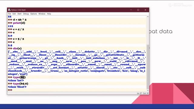 Python for Beginners #10 : Numeric Data Type (Working with Numbers) смотреть онлайн