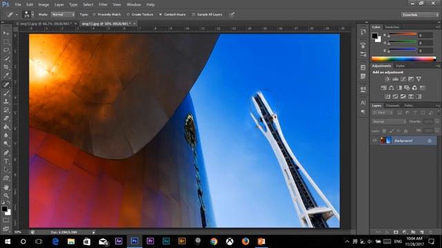 Remove Background Things in few second with Adobe Photoshop spot healing brush tool смотреть онлайн