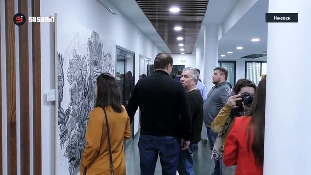 Открытие выставки Сергея Орлова в автосалоне Мерседес смотреть онлайн