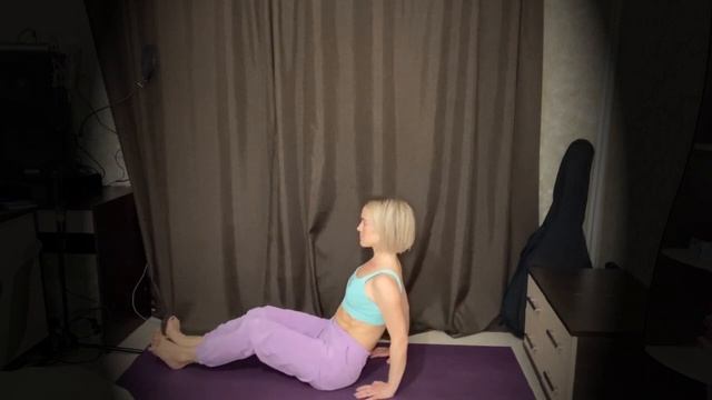 Йога вечерняя дома. Новые упражнения 1. Часть 2 смотреть онлайн