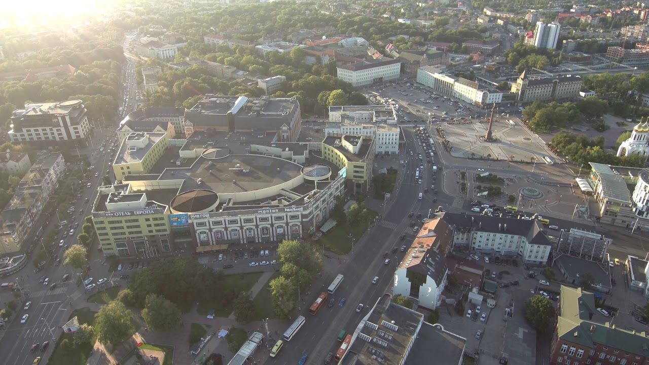 ТРЦ Европа, Отель Европа, Центральная Площадь Калининграда, Храм Христа Спасителя смотреть онлайн