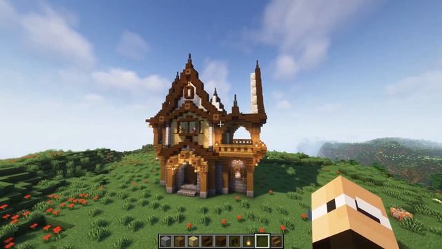 Огромный средневековый дом в MINECRAFT смотреть онлайн