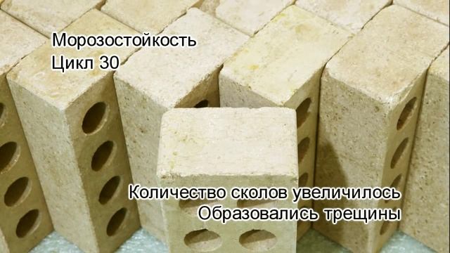 Морозостойкость кирпича Лунный мрамор Литос смотреть онлайн