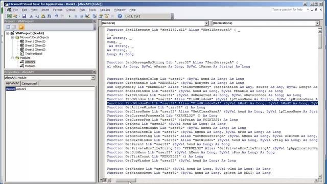 VBA Excel Windows API - V1.03 - Send Text WM_SETTEXT to Edit Box in External App смотреть онлайн