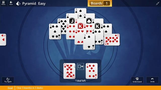 Star Club / Pyramid / Easy I - Clear 3 boards in 2 deals смотреть онлайн