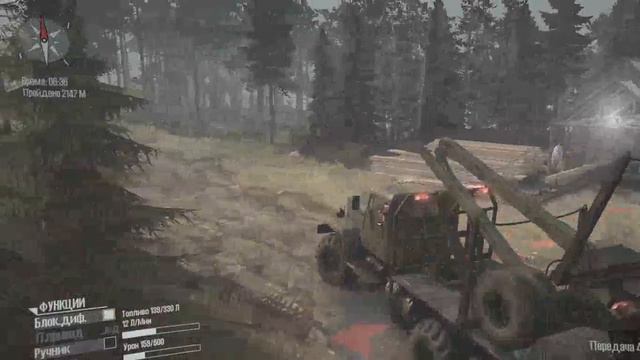 SpinTires MudRunner#2 прохожу карту ОСТРОВ смотреть онлайн
