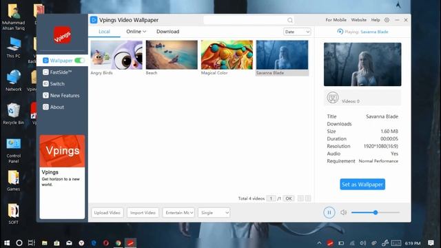 How To Set Live Wallpaper In Windows 7, 8, 10 | Video Background смотреть онлайн
