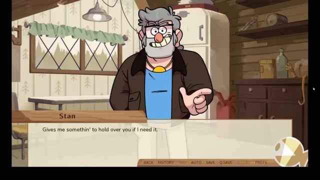 Swooning Over Stans: A Grunkle Dating Sim Perfect Walkthrough: Stan's Route Part 1