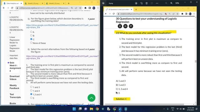NPTEL Data Analytics with Python week 8 quiz answers(with proof of each answer) смотреть онлайн