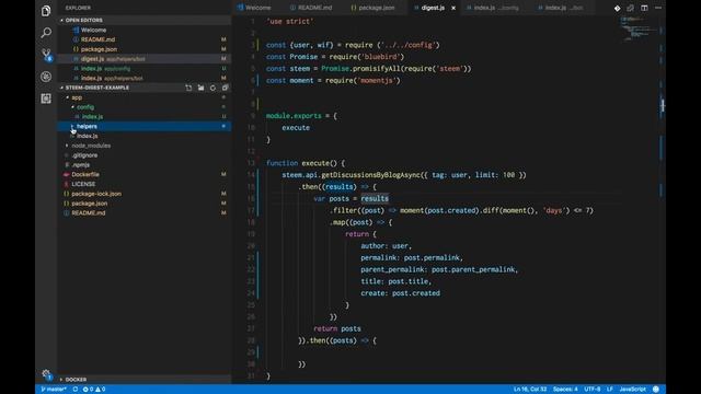 Video Tutorial: Weekly Digest Steembot in a Docker Container смотреть онлайн