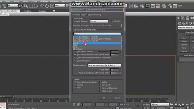 Cara Import 3D Autocad ke 3Ds Max смотреть онлайн