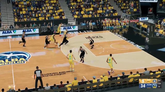 Jaleen Smith controls ALBA Berlin on 2K! vs Wendell Lewis of Chernomorets Burgas смотреть онлайн
