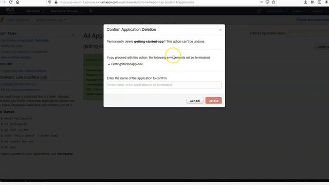 HOW TO CLEAN UP THE ENVIRONMENT OF AWS ELASTIC BEANSTALK смотреть онлайн