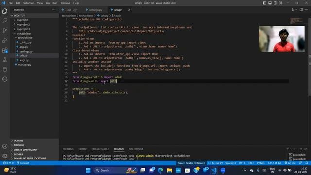 Explain WSGI and ASGI file in Django Project | What is the Directory structure of Django | #django смотреть онлайн