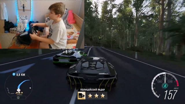 Играю в Forza Horizon 3 (С Рулем) смотреть онлайн