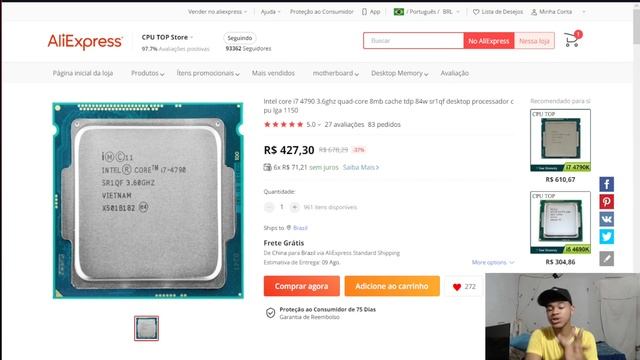 COMPREI UM I7 4790 NO ALIEXPRESS! SERÁ QUE VAI DAR CONTA DOS JOGOS ATUALMENTE? смотреть онлайн