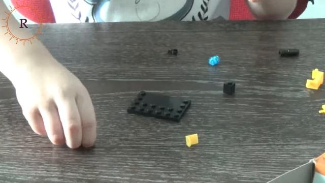 Собираем конструктор (Вспыш и Даня) детям