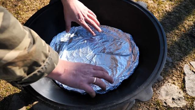 РЫБА ГОРЯЧЕГО КОПЧЕНИЯ. КАРП В КАЗАНЕ НА КОСТРЕ