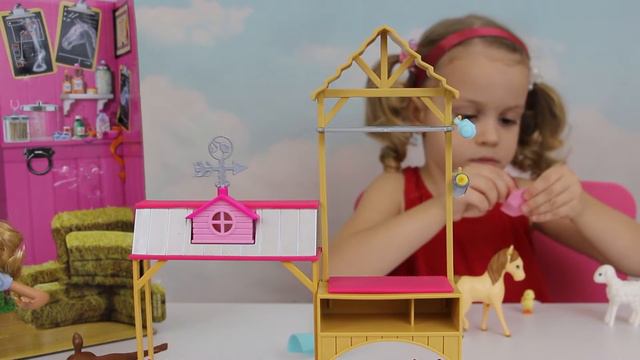 🌺 Новая Барби Ветеринар 🌺 Barbie Farm Veternarian Doll & Playset смотреть онлайн