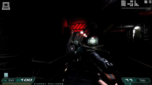 Doom 3 Gameplay GeForce 8600 GT (256MB VRAM) смотреть онлайн