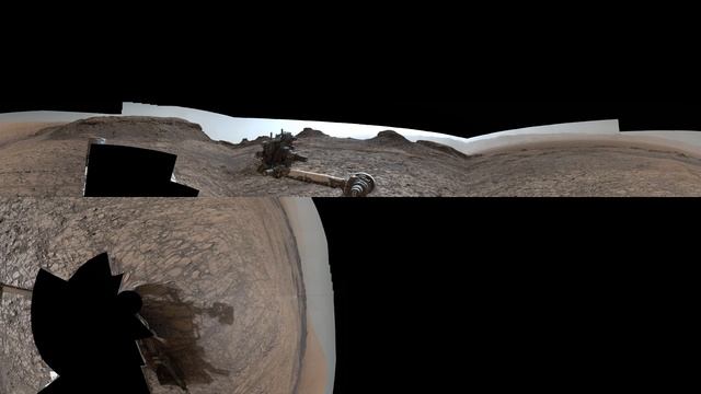 NASA's Curiosity Mars Rover at Murray Buttes (360 View) смотреть онлайн