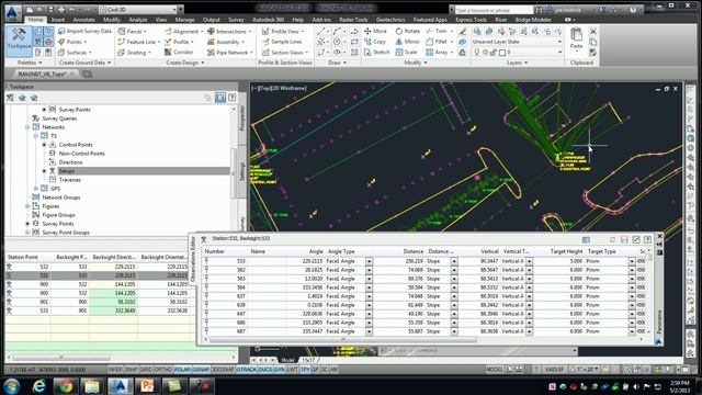 Civil 3D 2014: Survey -- Survey Database смотреть онлайн