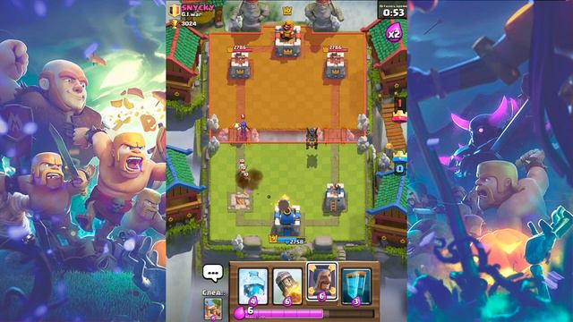 ИГРАЮ КОЛОДАМИ ДЕВУШКИ В CLASH ROYALE! смотреть онлайн