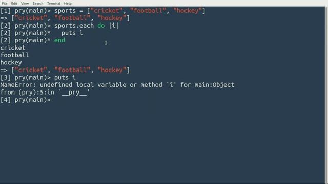 Ruby: Scope of Variables смотреть онлайн
