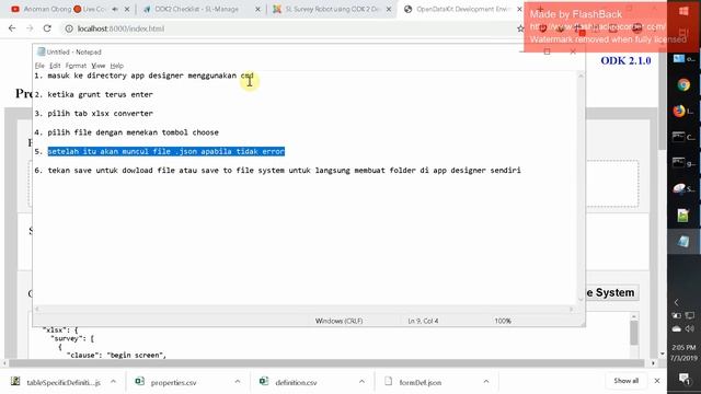 Process converting .xlsx to json using app designer (odk 2) смотреть онлайн