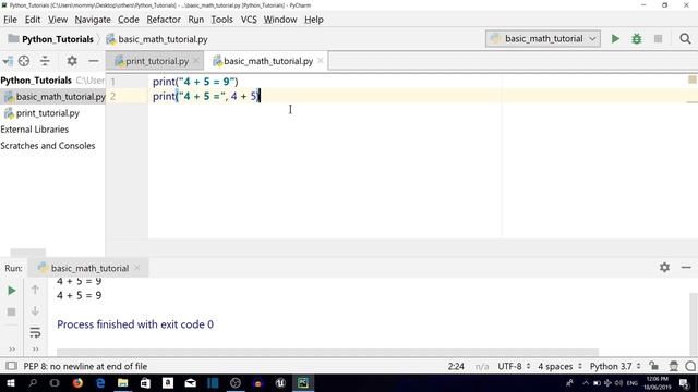 python 3 math operations simple смотреть онлайн