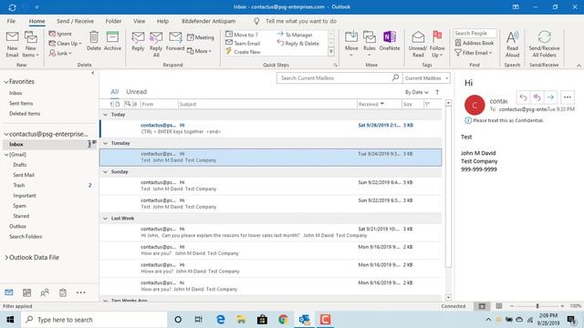 Keyboard Shortcut Key to send an email in Outlook - Office 365 смотреть онлайн