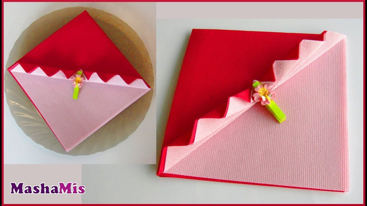 КАК КРАСИВО СЛОЖИТЬ САЛФЕТКИ на стол/Napkin Folding смотреть онлайн