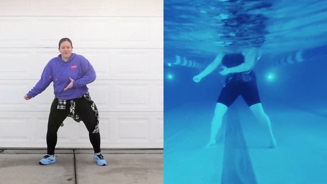 Aqua Zumba "Calm Down" -- Split Screen -- смотреть онлайн
