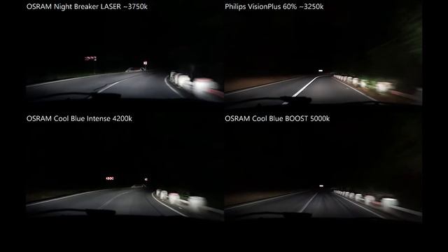 Philips VisionPlus, OSRAM Night Breaker LASER, Cool Blue Intense, BOOST смотреть онлайн