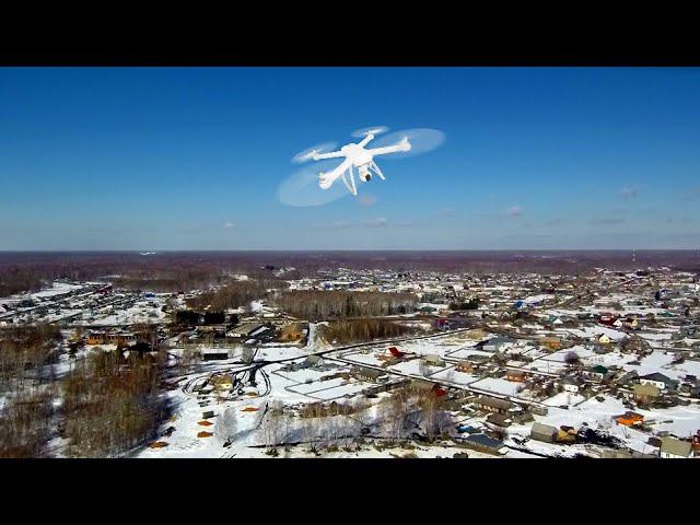 Северное НСО. Xiaomi Mi Drone 4K полёт на запад. смотреть онлайн