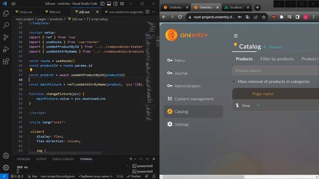 Онлайн-магазин | Страница ошибки | NuxtJS + HeadlessCMS #9 смотреть онлайн