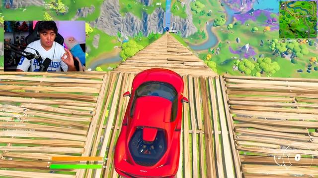 J'ai fais le plus gros saut en FERRARI sur Fortnite ! (Skybase) смотреть онлайн