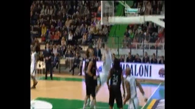 Vladimir Veremeenko 21 pts, Henry Domercant 24 pts montepaschi siena vs unics 73-79 euroleague HD смотреть онлайн