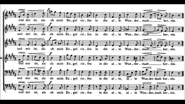 Johannes Brahms - Three Songs for 6 part Choir, Op. 42 (1861) смотреть онлайн