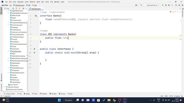 Interfaces in Java смотреть онлайн