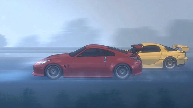 Keisuke Overtakes Ikeda in the Fog (Initial D Fifth Stage) смотреть онлайн