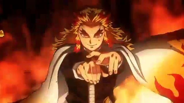 Rengoku-Demon Slayer-GIF смотреть онлайн